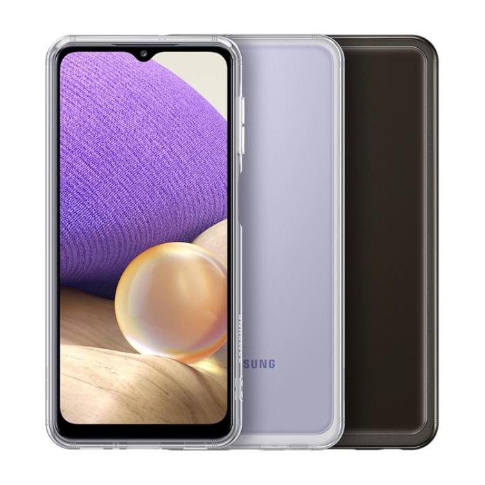 UTGATT5 - Samsung Durable Gel Frame Skal Galaxy A32 - Svart