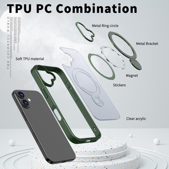 A-One Brand - iPhone 17 Mobilskal MagSafe Rotating Kickstand