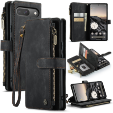 Caseme - CASEME Google Pixel 10 Pro/10 Plånboksfodral Zipper C30 - Svart