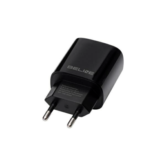 Beline - Beline Väggladdare USB-C Till USB-A (30W) - Svart
