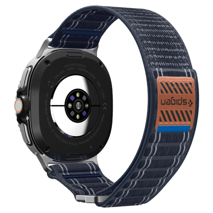 Spigen - Spigen Galaxy Watch 8/8 Classic (40/44/46mm) Armband WBF1 - Marinblå