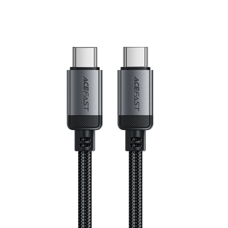 Acefast USB-C - USB-C 3A Kabel 1.2m 480Mb/s - Svart | 3541 | AlltMobil