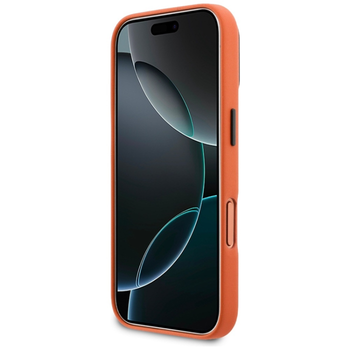 BMW - BMW Mobilskal För iPhone 17 Pro MagSafe M Sign Metal Logo - Orange