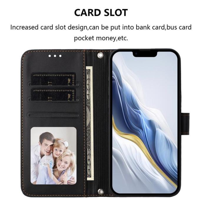 A-One Brand - Sony Xperia 10 VII Plånboksfodral Med Handledsrem - Svart