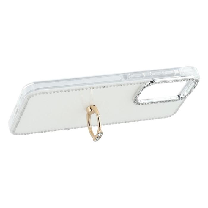 OEM - Samsung Galaxy S26 Plus Skal TPU + PC Glitterkant - Vit