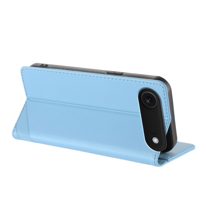A-One Brand - iPhone 17 Air Plånboksfodral Punk Style Imprinted - Babyblå