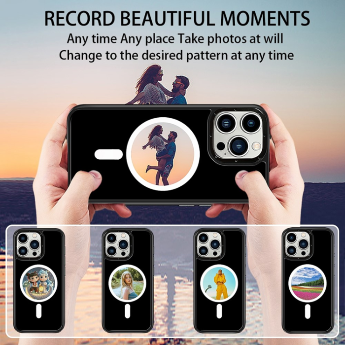 A-One Brand - iPhone 16 Pro Mobilskal MagSafe E-Ink NFC 6-Färgad TPU + PC