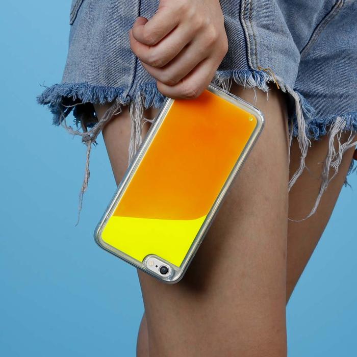 OEM - Liquid Neon Sand skal till iPhone 6/6s Plus - Orange