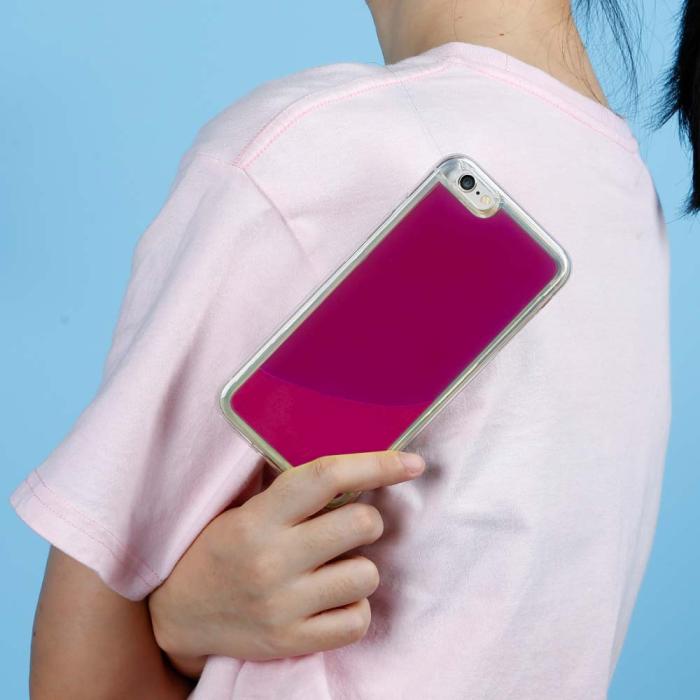 OEM - Liquid Neon Sand skal till iPhone 6/6s Plus - Violet
