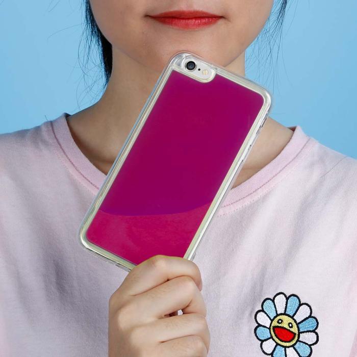 OEM - Liquid Neon Sand skal till iPhone 6/6s Plus - Violet
