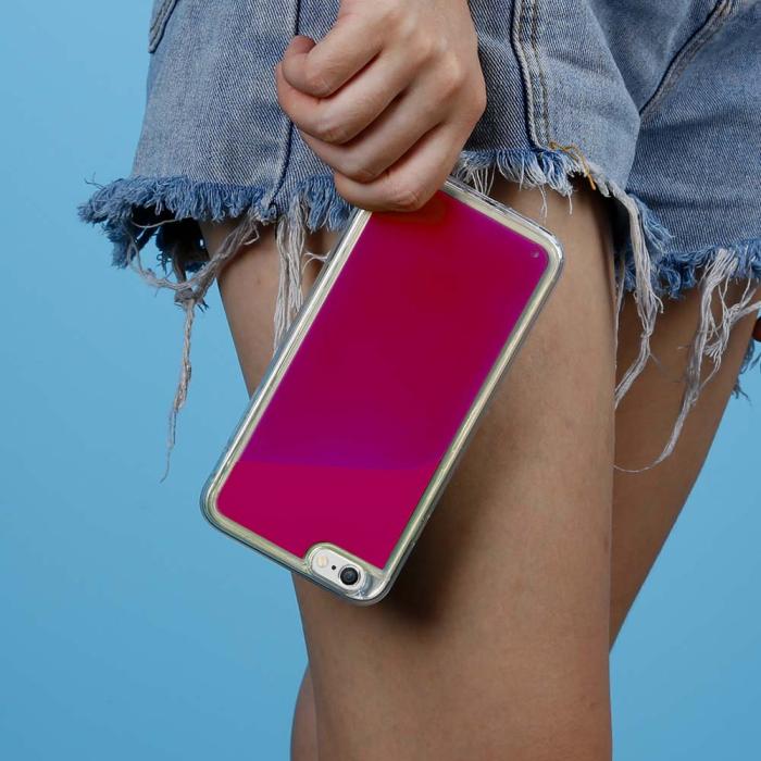 OEM - Liquid Neon Sand skal till iPhone 6/6s Plus - Violet