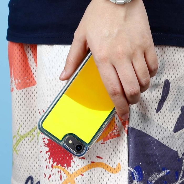 OEM - Liquid Neon Sand skal till iPhone 6/7/8/SE 2020 - Orange