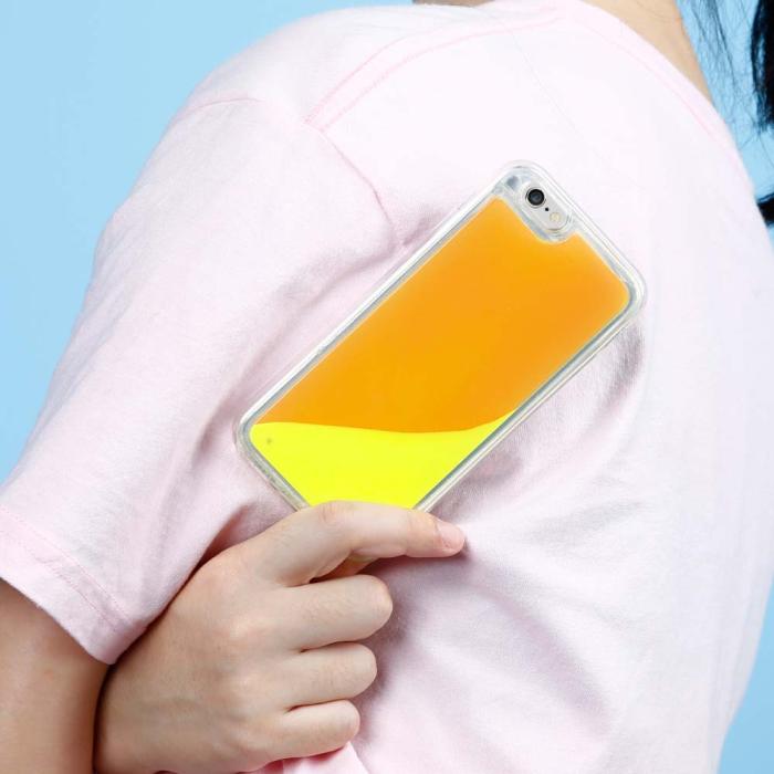 OEM - Liquid Neon Sand skal till iPhone 6/6s - Orange