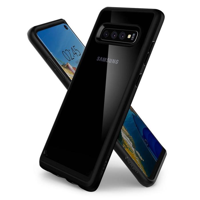 UTGATT4 - SPIGEN Ultra Hybrid Skal till Samsung Galaxy S10 - Svart