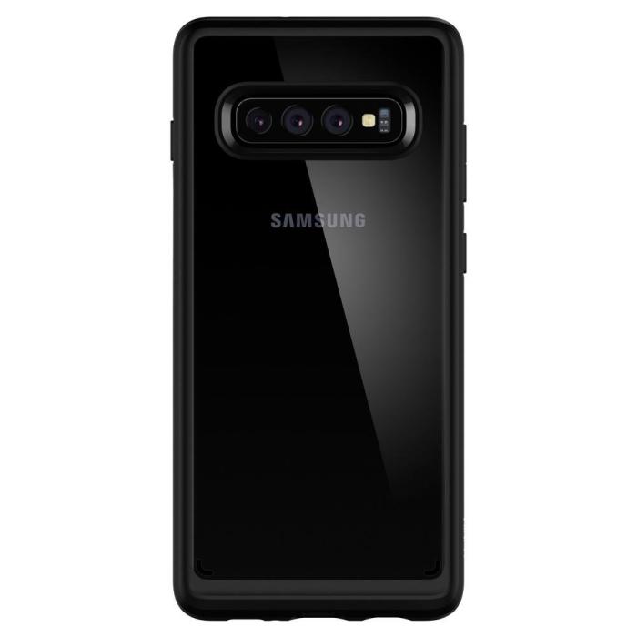 UTGATT4 - SPIGEN Ultra Hybrid Skal till Samsung Galaxy S10 - Svart