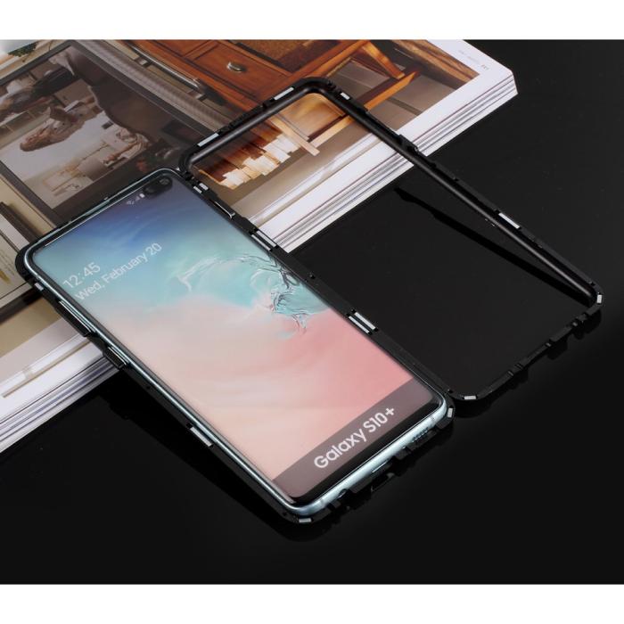 OEM - Detachable Metal Bumper till Samsung Galaxy S10 Plus - Svart