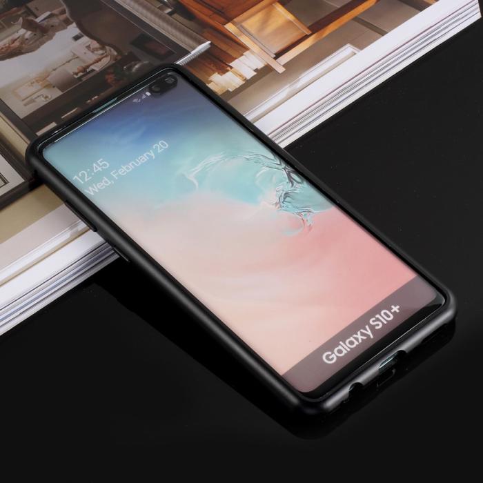 OEM - Detachable Metal Bumper till Samsung Galaxy S10 Plus - Svart