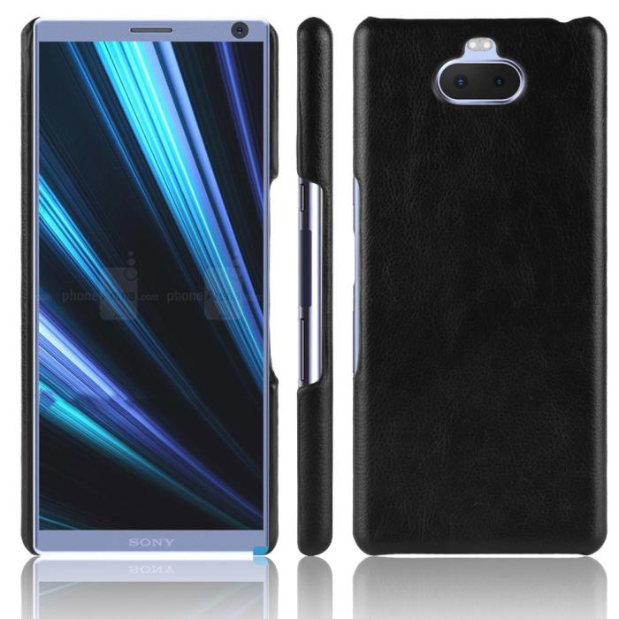 OEM - Litchi Mobilskal till Sony Xperia 10 - Svart