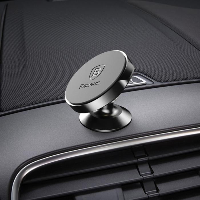 BASEUS - Baseus Small Ears Series Universal Magnetic Car Mount svart