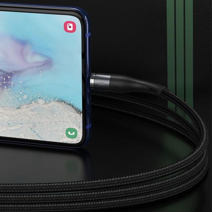 UTGATT5 - BASEUS Zinc Type-C Magnetisk kabel 100Cm/3A Svart