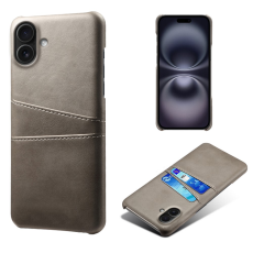 A-One Brand - iPhone 17 Mobilskal Korthållare Dual - Grå