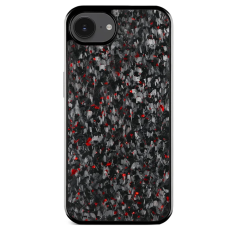 A-One Brand - iPhone 16e Mobilskal Aramid Fiber Forged Textur - Röd