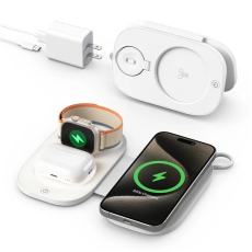 OEM - 3in1 MagSafe Trådlös Laddare iPhone, Apple Watch, Airpods
