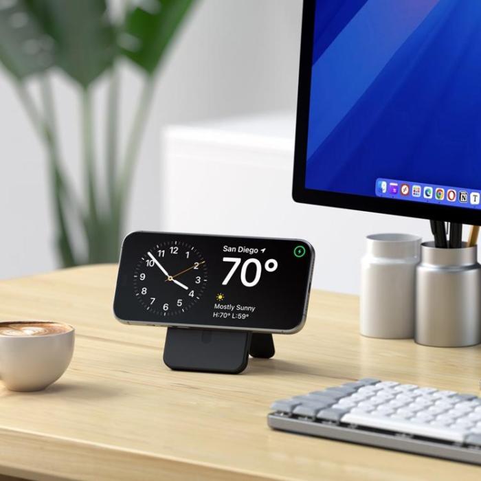 Satechi - Satechi Qi2 MagSafe Powerbank 5000mAh med Stativ - Svart