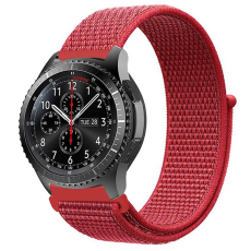 KALEBOL - Kalebol Galaxy Watch 6/6 Classic Armband Nylon Loop - Röd