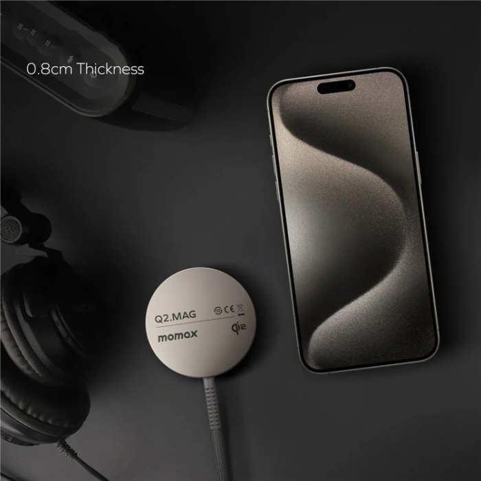 Momax - MOMAX Qi2 MagSafe Trådlös Laddare iPhone 15W