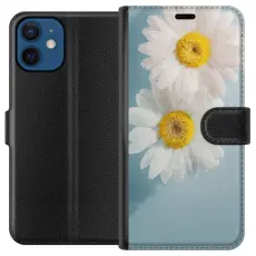 iSecrets - Pl&aring;nboksfodral till Apple iPhone 12 mini med Sommarblommor