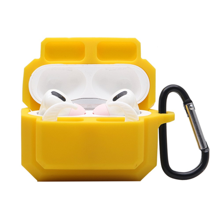 A-One Brand - AirPods Pro Skal Silikon 3-in-1 - Gul