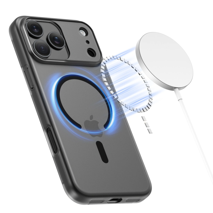 Tech-Protect - Tech-Protect iPhone 17 Pro Mobilskal Magsafe Slim - Matte Svart