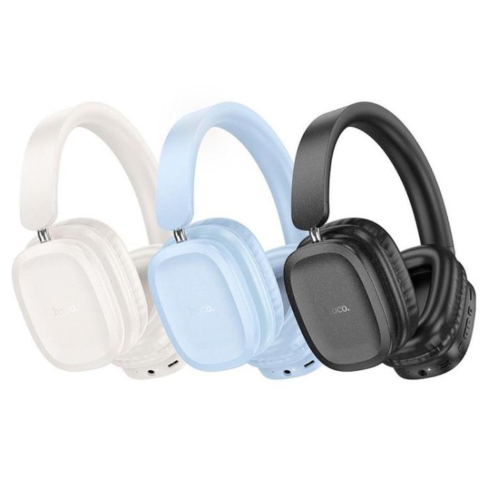 Hoco - Hoco Over-Ear Hörlurar Trådlösa Bluetooth W51 - Milky Vit