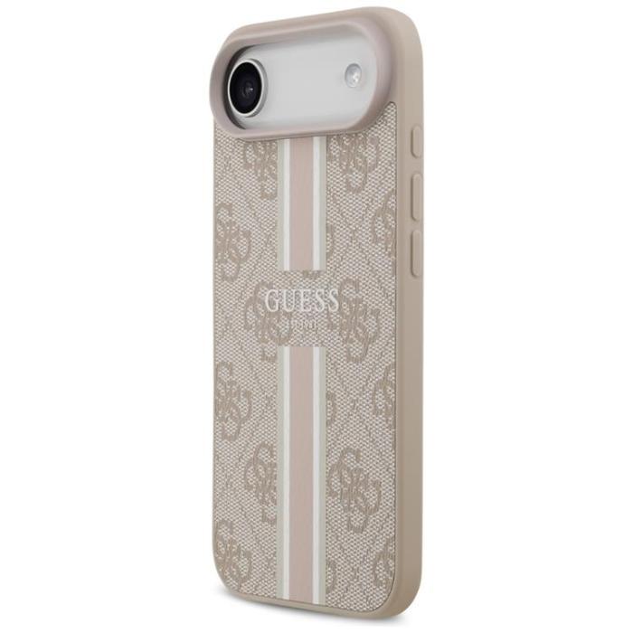 Guess - Guess iPhone 17 Air Mobilskal MagSafe 4G Printed Stripes - Rosa