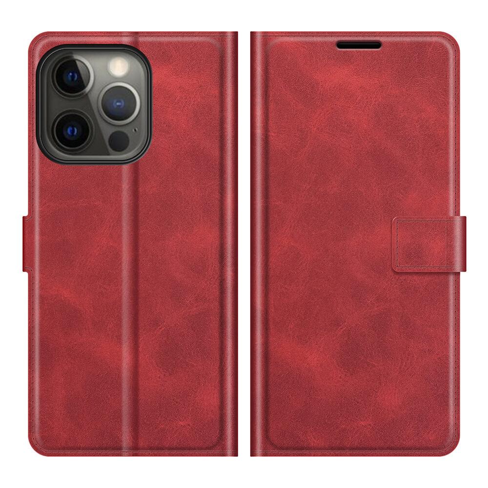 RFID-Skyddat Plånboksfodral iPhone 13 Pro - Boom of Sweden (Röd) | 2353 | AlltMobil