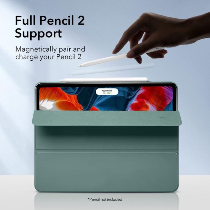 UTGATT1 - ESR Rebound Magnetic iPad Pro 12.9 2020 / 2021 / 2022 - Forest Grön