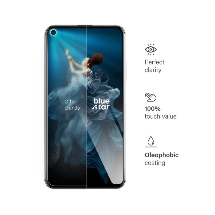 Blue Star - Blue Star Härdat Glas Skärmskydd till Huawei Honor 20