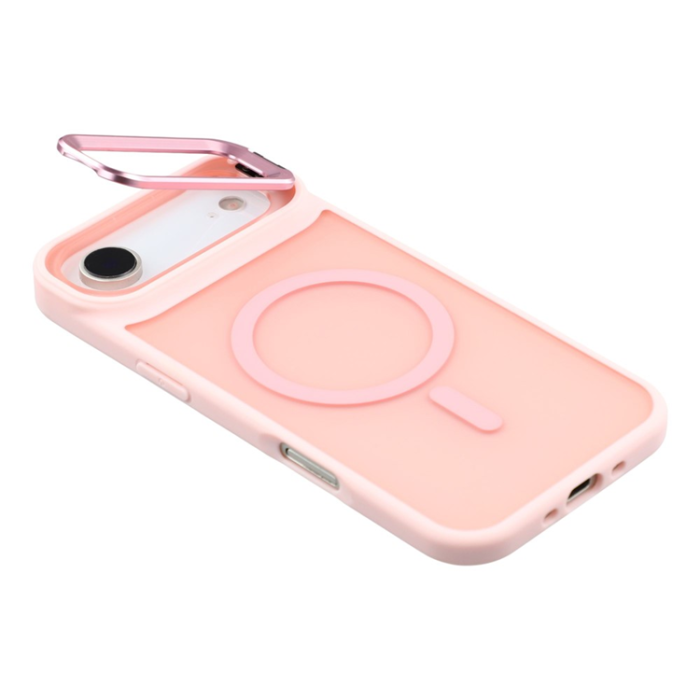 A-One Brand - iPhone Air Mobilskal MagSafe Lins Kickstand - Rosa