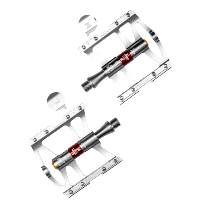 Rockbros - Rockbros Bearing Cykelpedalset JT410 - Silver