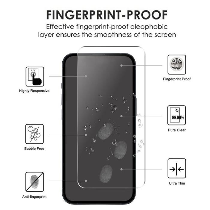 OEM - [1-PACK] Google Pixel 8 Pro Härdat Glas Skärmskydd - Clear