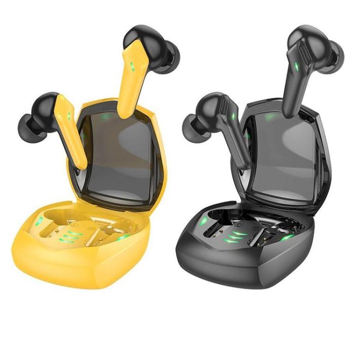 Hoco - Hoco Hörlurar Bluetooth TWS EW28 Magic Gaming - Gul