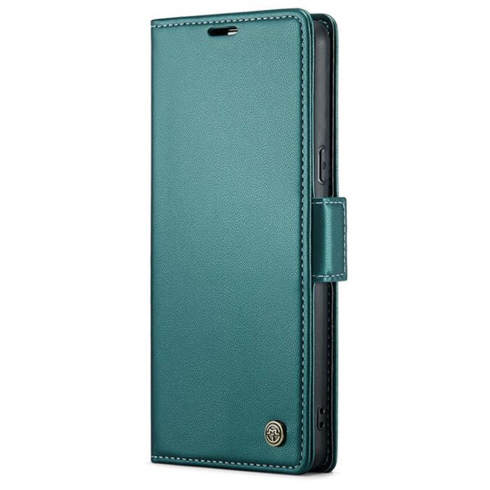 Caseme - Caseme Google Pixel 7A Plånboksfodral RFID Litchi - Grön