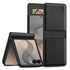 Tech-Protect - Tech-Protect Pl&aring;nboksfodral F&ouml;r Galaxy Z Flip 8 - Svart