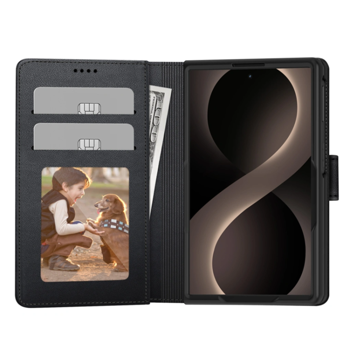 Tech-Protect - Tech-Protect Plånboksfodral För Galaxy Z Fold 8 - Svart