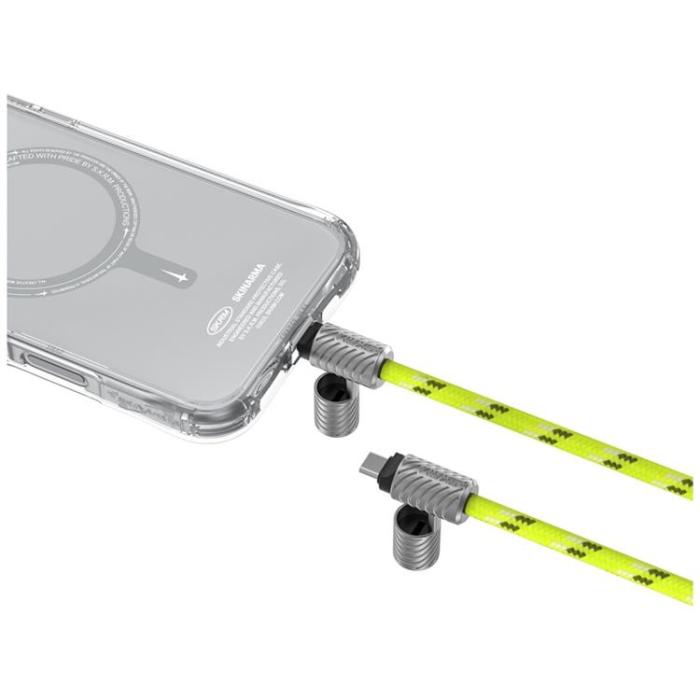 Skinarma - Skinarma 2in1 USB-C Till USB-C Kabel Lanyard Dyno Ve - Niteglow