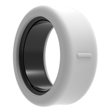 A-One Brand - Galaxy Smart Ring Skal Silikon - Vit