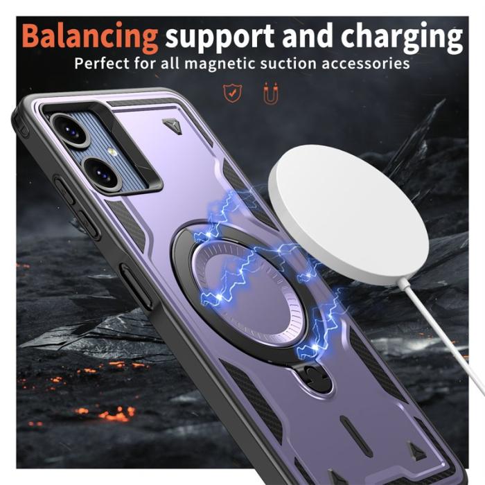 N/A - Mobilskal till Samsung Galaxy A06 4G Plast Militärskydd - Lila