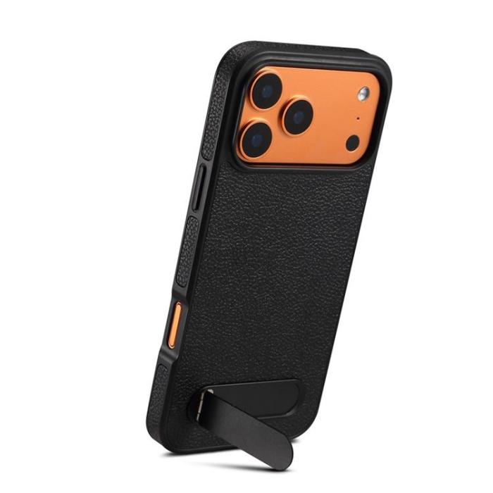 DENIOR - DENIOR iPhone 17 Pro Max Mobilskal MagSafe A25+3 Kickstand - Svart