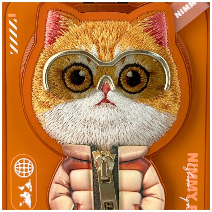 NIMMY - Nimmy iPhone 17 Pro Max Mobilskal MagSafe Pendant Cool&Cute 2.0 Cat - Orange